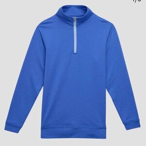 Peter Millar boys performance long sleeve quarter zip